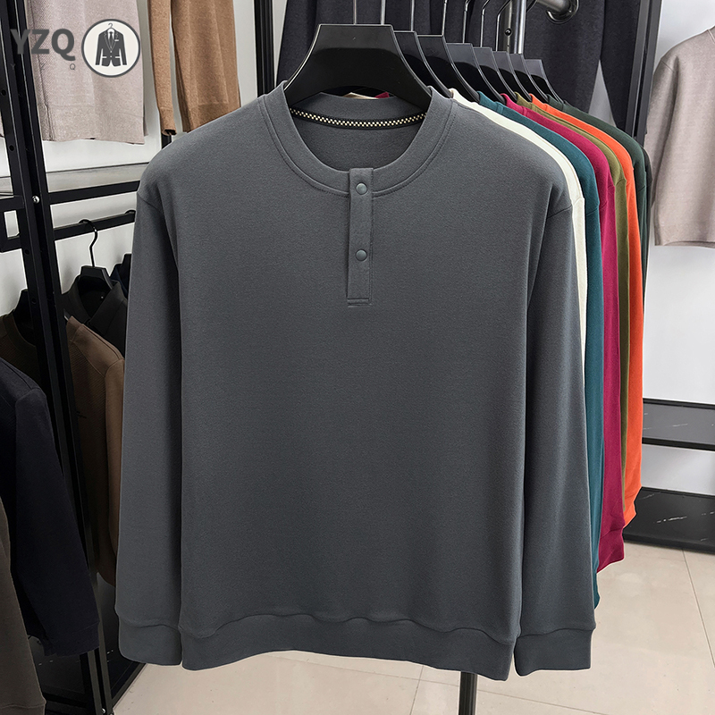Thermal Long John - Camiseta Henley de manga comprida em