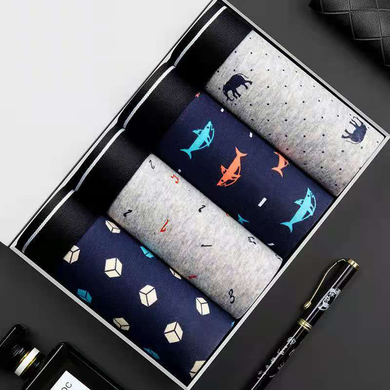 Boxer Shorts Modal - 4 pçs/lote boxer shorts homens roupa