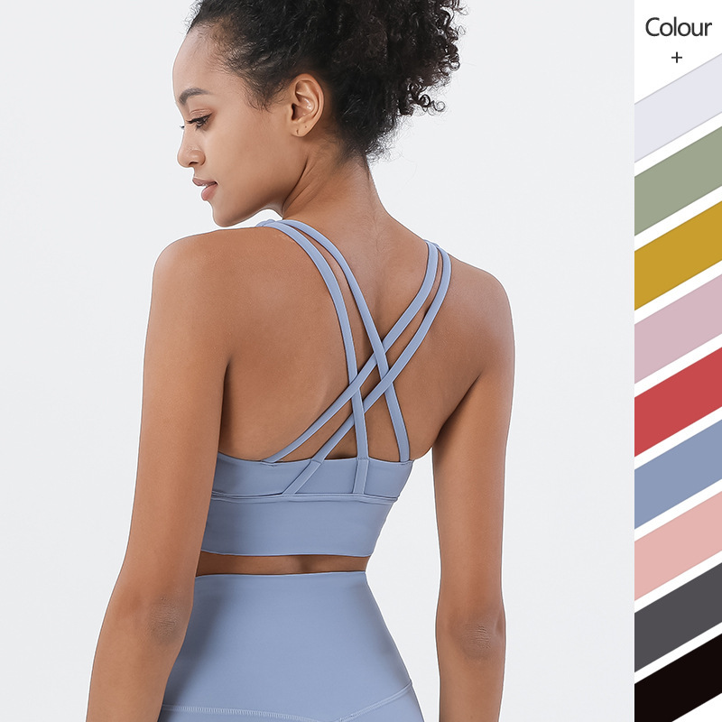 Quick Dry Underwear - Sutiã esportivo de nylon com cruz