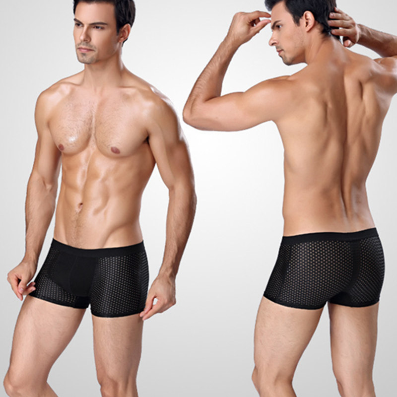 4 pçs/lote cuecas boxers short - Boxer Shorts Modal avaliação e preço